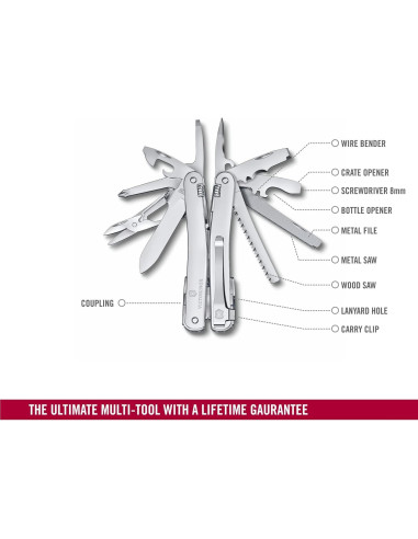 Multiherramienta Suiza Victorinox Swiss Tool Spirit MX Clip 25 Funciones