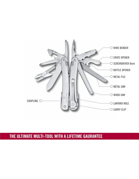 Multiherramienta Suiza Victorinox Swiss Tool Spirit MX Clip 25 Funciones