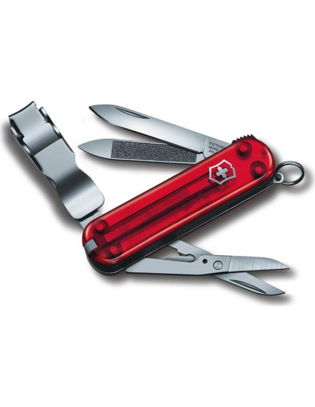 Victorinox Nail Clip 580 - Cortauñas Suizo Rubí 8 Funciones