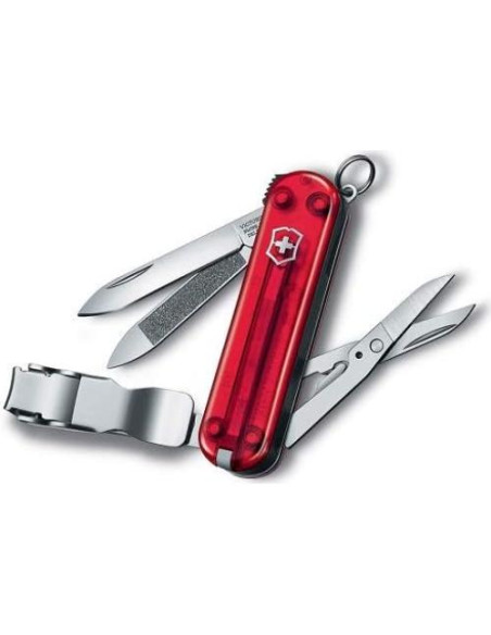 Victorinox Nail Clip 580 - Cortauñas Suizo Rubí 8 Funciones