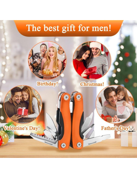 Mini Multiherramienta Portátil WSHUZEMN para Camping y Senderismo