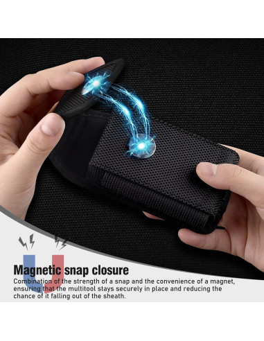 Funda para Multiherramienta Leatherman Nylon Negra 11.99x5.51cm