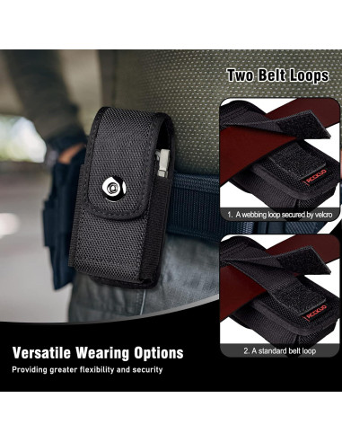 Funda para Multiherramienta Leatherman Nylon Negra 11.99x5.51cm