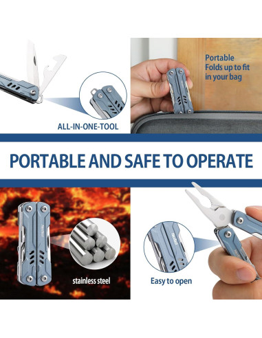 Multiherramienta de llavero NEXTOOL Mini Sailor S11 11 en 1