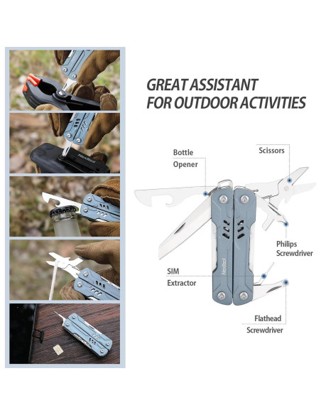 Multiherramienta de llavero NEXTOOL Mini Sailor S11 11 en 1