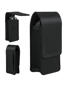 Funda de Multiherramienta de Cuero Baizoy Negro EDC 12.07x4.06cm