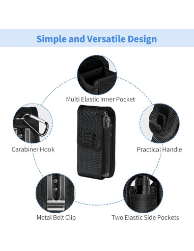 Funda Multiherramienta EDC Kenobee Negra Ajustable para Leatherman