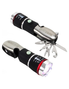Kit de Emergencia Automotriz ZeroDark 10 en 1 con Linterna LED