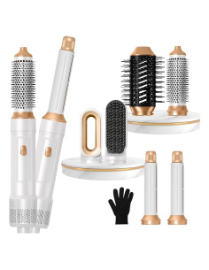 Secador de Cepillo 6 en 1 OKWRAP WT-622 con Accesorios