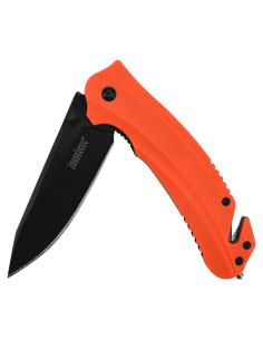 Cuchillo Plegable Kershaw Barricade 8.9 cm Naranja Rescate