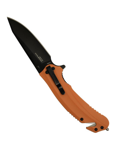 Cuchillo Plegable Kershaw Barricade 8.9 cm Naranja Rescate