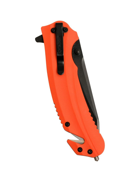 Cuchillo Plegable Kershaw Barricade 8.9 cm Naranja Rescate Cuchillo Plegable Kershaw Barricade 8.9 cm Naranja Rescate