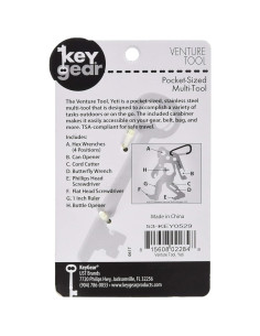 Herramienta Multiusos Yeti UST de Acero Inoxidable 89x46mm 2