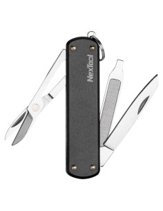 Cuchillo de Llavero NexTool 5 en 1 Mini Multiherramienta Negra