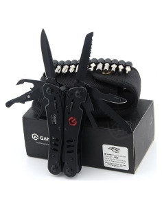 Multi Herramienta Ganzo G302-B 26 en 1 Plegable Negra