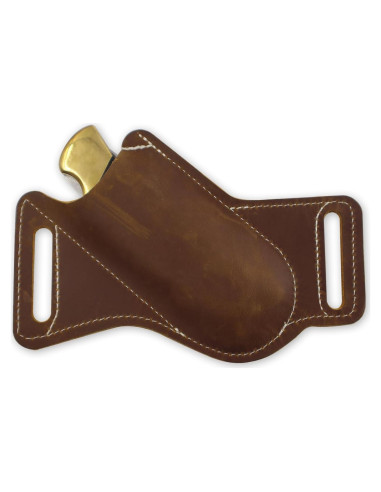 Funda de Cuchillo de Cuero Biobasedon 12.7 cm Marrón