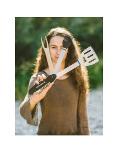 Herramienta Multiuso 5-en-1 Stansport para BBQ 2