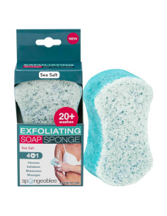 Esponja de Ducha Spongeables Sal Marina 20+ Lavados 132g