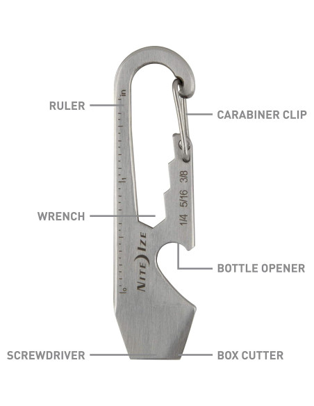 Multi-Herramienta de Llave Nite Ize DoohicKey 2 Piezas