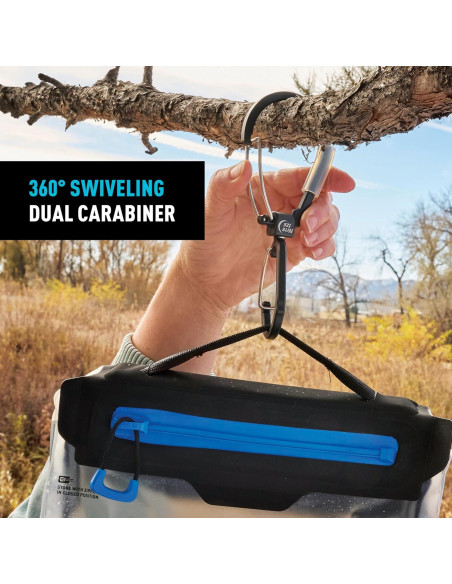 Mosquetón Doble Nite Ize FlipOut - Aluminio 18 kg - Plegable