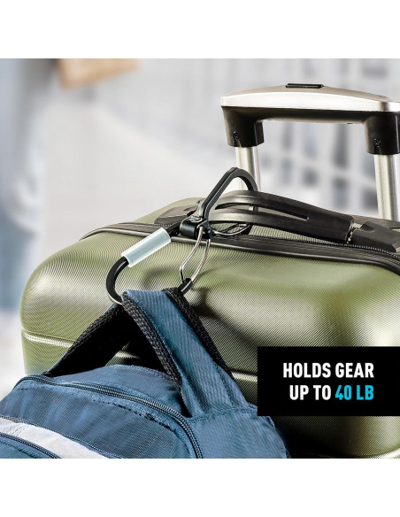 Mosquetón Doble Nite Ize FlipOut - Aluminio 18 kg - Plegable