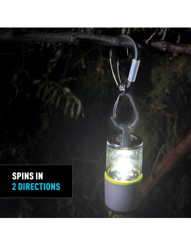 Mosquetón Doble Nite Ize FlipOut - Aluminio 18 kg - Plegable