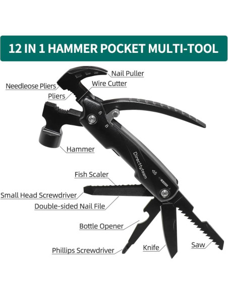 Multiherramienta 12 en 1 MARIE Acero Inoxidable Compacta