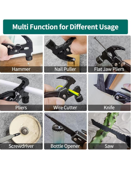 Multiherramienta 12 en 1 MARIE Acero Inoxidable Compacta