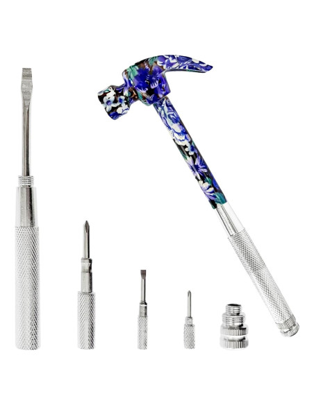 Martillo Floral Multifuncional 6 en 1 LASUND Púrpura