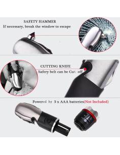 Linterna LED Multiherramienta GaiGaiMall 7 en 1 para Emergencias 2