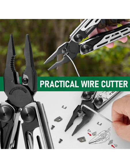 Multiherramienta BIBURY Pro BI2045/BI2049 con Pinzas y Accesorios