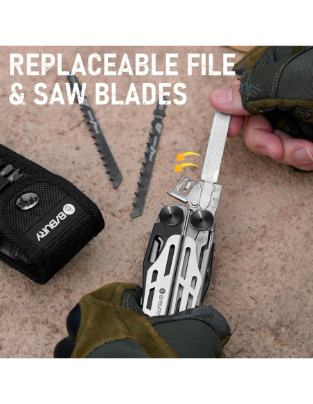 Multiherramienta BIBURY Pro BI2045/BI2049 con Pinzas y Accesorios