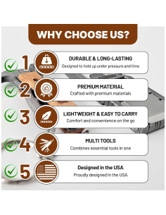 Multiherramienta Martillo Pellota PEMT2 - Acero Inoxidable 2