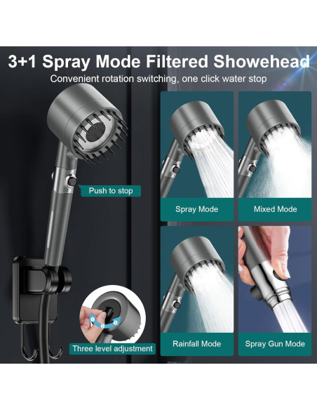 Ducha Portátil Deeteck para Camping 6000mAh IPX7 20L Ducha Portátil Deeteck para Camping 6000mAh IPX7 20L