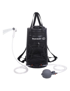 Ducha Portátil WILD HEART WF-112 22L con Bomba de Pie