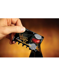 Wallet Ninja Multitool 18 en 1 - Herramienta de Tarjeta Negra 2