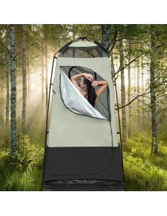 Carpa de Ducha Portátil G4Free 120x120x220 cm Impermeable 2