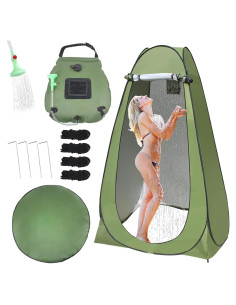 Tienda de Ducha Pop Up BALAVA con Bolsa Solar 18.9L