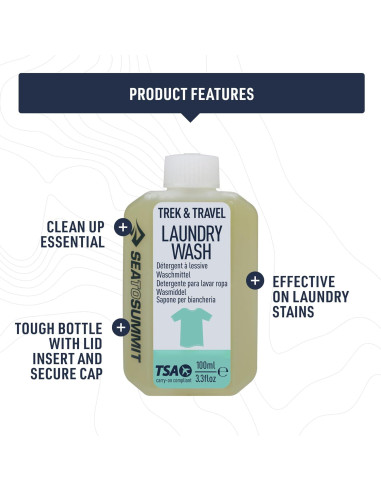 Jabón Líquido para Lavar Ropa Sea to Summit 4 x 89ml