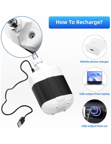 Bomba de Ducha Portátil QCBF - Recargable para Camping 0.71 kg