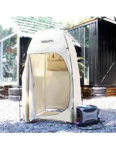 Carpa de Ducha FOGATTI con Calentador InstaShower GO 210cm 2