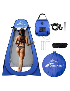 Kit de Ducha Solar Portátil Ann Katy 5 Galones Impermeable