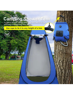 Kit de Ducha Solar Portátil Ann Katy 5 Galones Impermeable 2