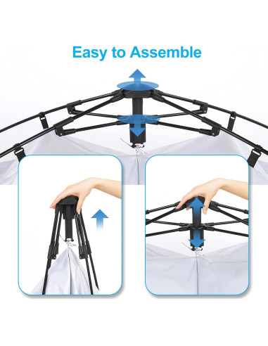 Carpa de Ducha VINGLI 2 Habitaciones 2.29m Plegable Impermeable