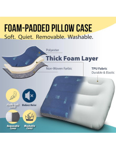 Almohada Inflable Trekology ALUFT Pro con Funda Desmontable 2