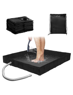 Base de Ducha Plegable ZUUDYSEN 104x104 cm para Camping