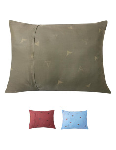 Almohada de Camping TETON Sports Grande Oliva Carbón Lavable