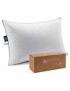 Almohada de Cama Pacific Coast Estándar Plumas de Ganso Hipoalergénica
