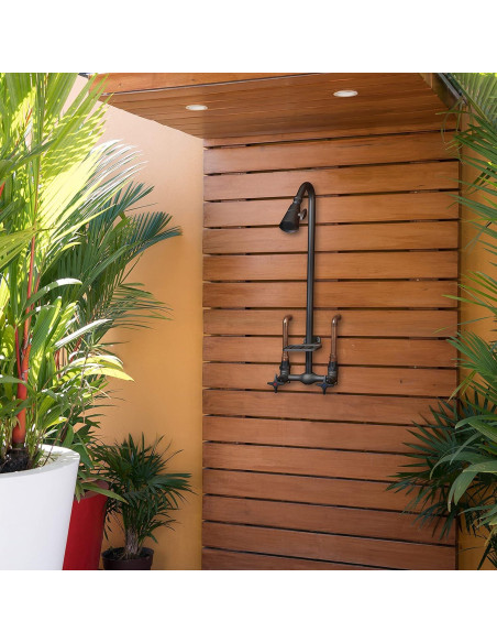 Kit de Ducha Exterior Homewerks 3070-252-MB-B-WS Negro Mate