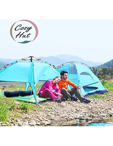 Almohada de Camping Cozy Hut Espuma Viscoelástica 41.9x19.8cm